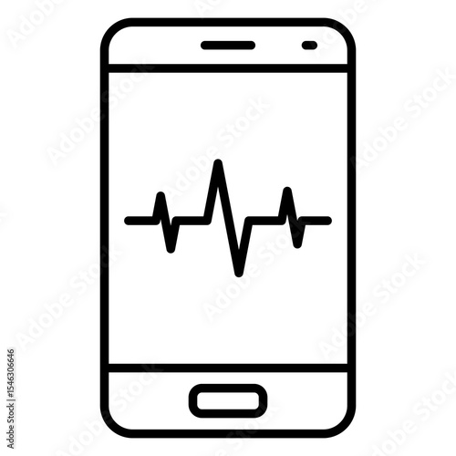 Phone icon, simple design, vector illustration