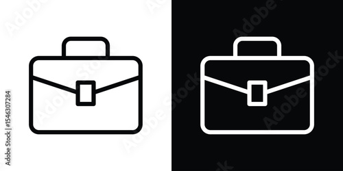 Case icon in black. flat graphic vector icon