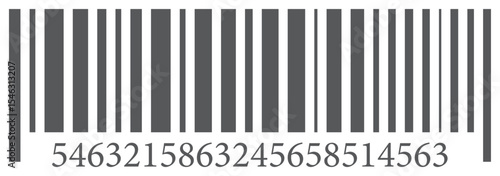 Stylized QR Code Illustration White Lines on Black Background, Modern Design Element