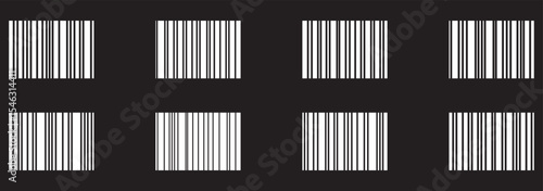 Barcode on white background. Vector illustration