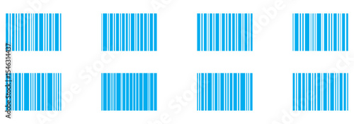 Barcode on white background. Vector illustration