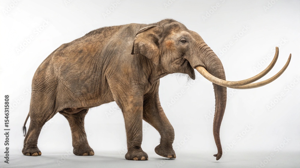 Obraz premium Gomphotherium on studio background