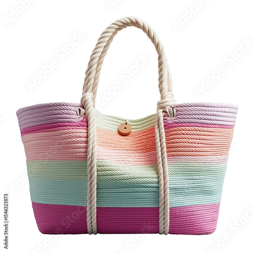 handmade crocheted  bag with 
