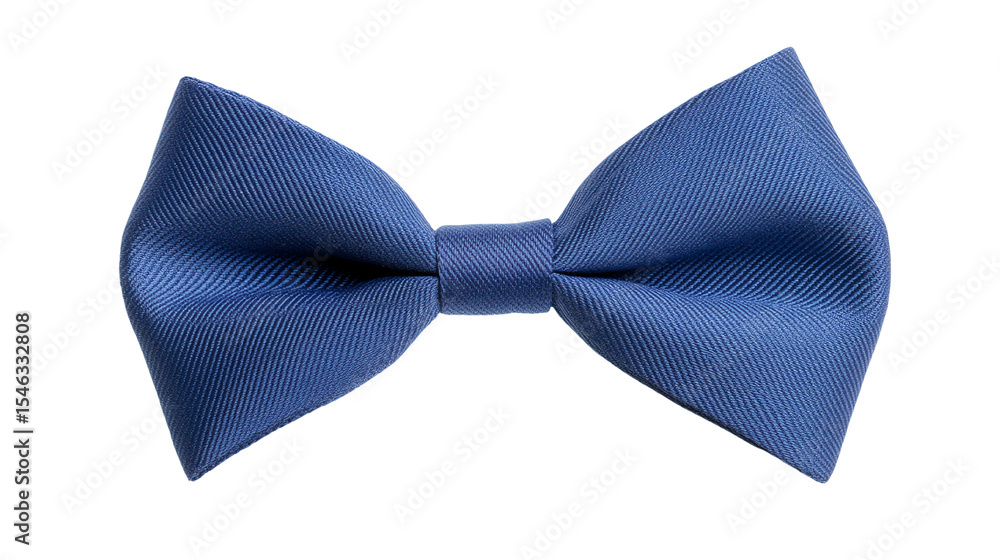 Blue bow tie on a white isolated background, perfect for formal wear or special occasions. Blue bow tie on a white isolated background, perfect for formal wear or special occasions.