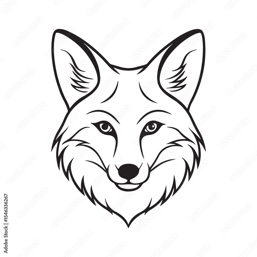 Fototapeta premium Red Fox – Wild Woodland Mammal Known for Its Intelligence and Stunning Coat