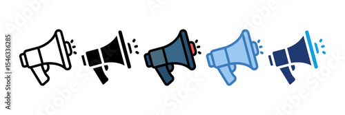 Megaphone Icon Element For Design