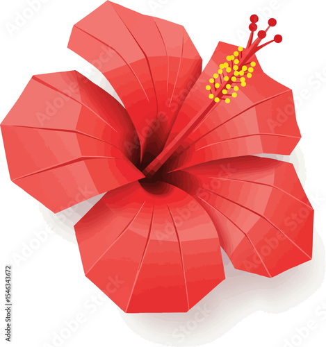 Origami Hibiscus