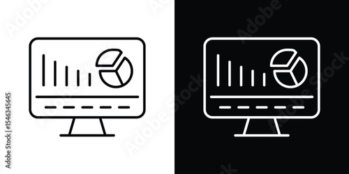 Dashboard icon in black. flat graphic vector icon