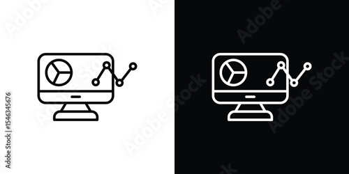Dashboard icon in black. flat graphic vector icon