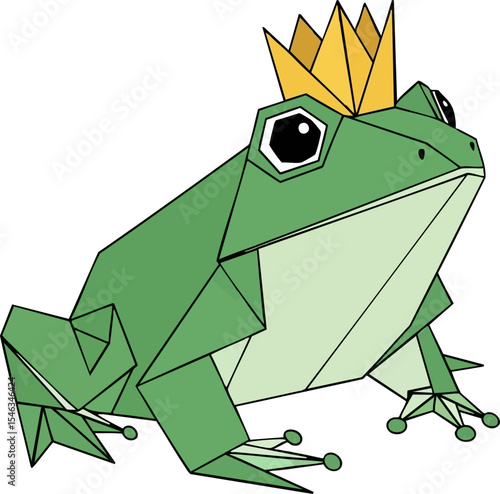 Origami Frog Prince