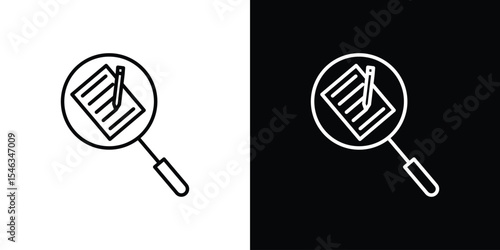 Defining icon in black. flat graphic vector icon