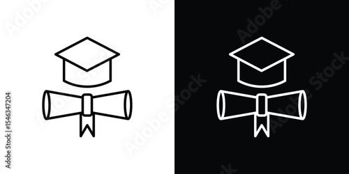 Degree icon in black. flat graphic vector icon