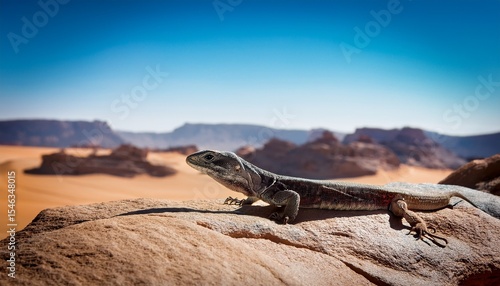 lizard in the stone desert