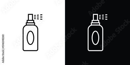 deodorant icon in black. flat graphic vector icon
