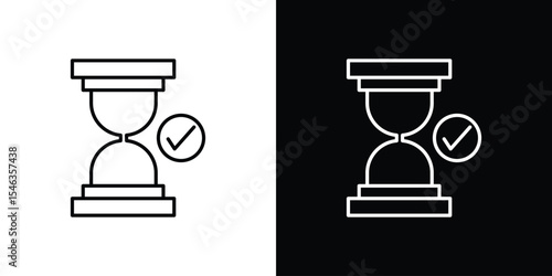 Early access icon in black. flat graphic vector icon