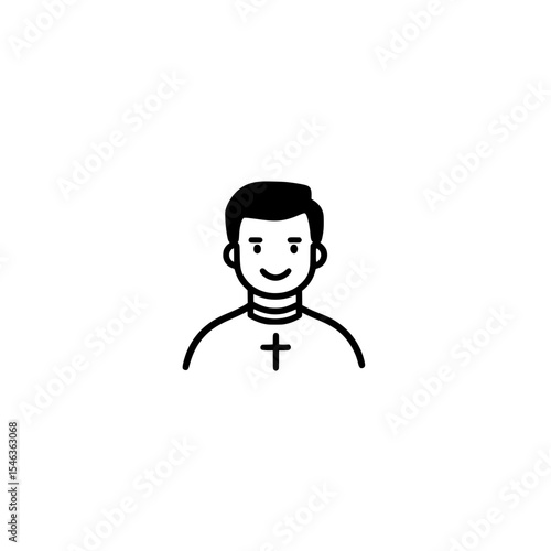 Religious deacon icon