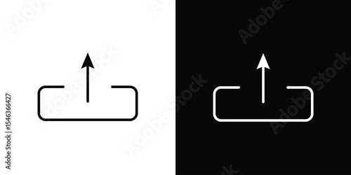 Export icon in black. flat graphic vector icon
