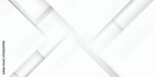 Abstract white background. Minimal geometric white light background abstract design. Vector Illustration