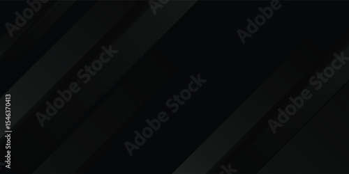 Black abstract background. Elegant dark diagonal shape elements.