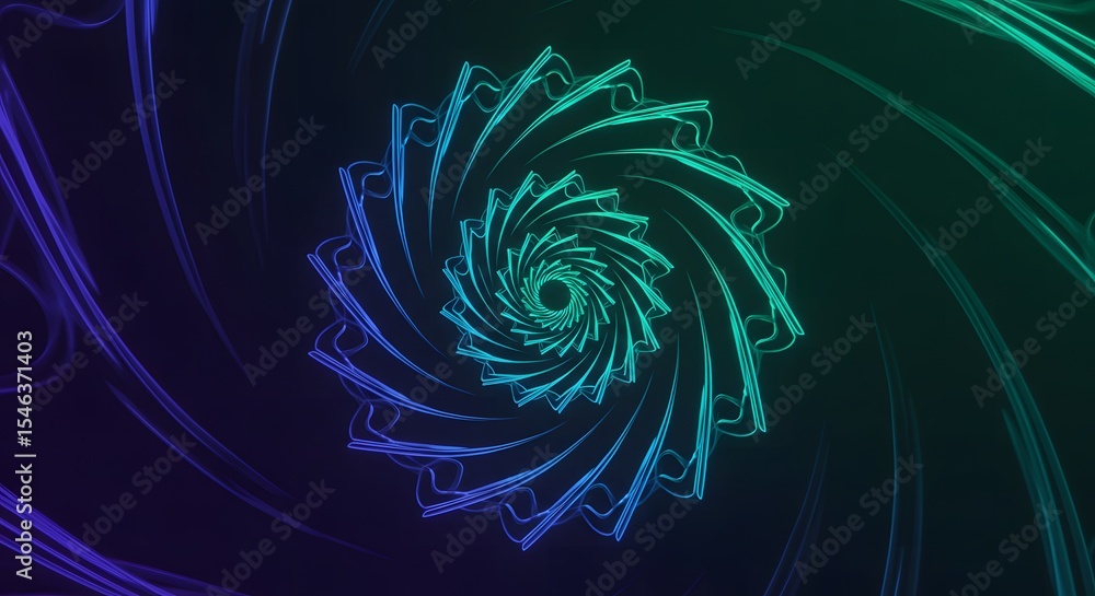 Abstract Swirl of Light Particles in Blue and Green Gradient Background Glowing Vortex of Digital Light Trails Futuristic Design Abstract Swirl of Light Particles in Blue and Green Gradient Background Glowing Vortex of Digital Light Trails Futuristic Design