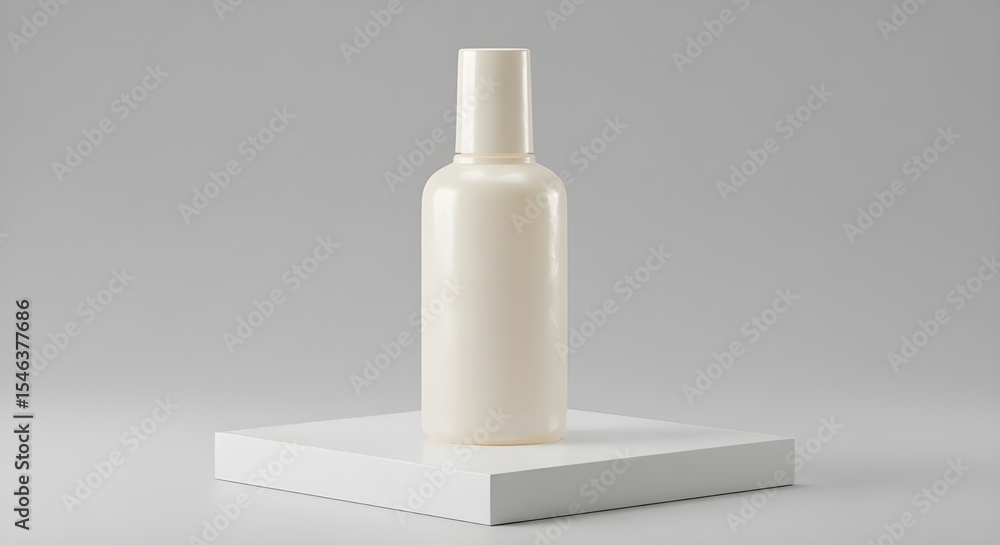 white bottle isolated white bottle isolated