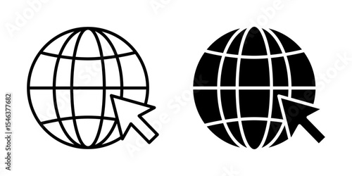  globe,hint icon white on background
