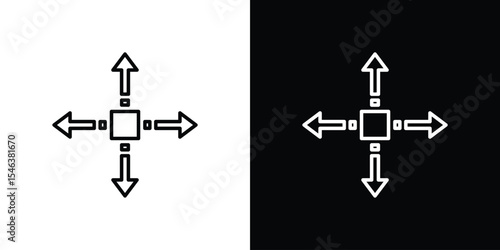 Flexibility icon in black. flat graphic vector icon