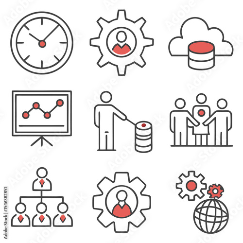 business management icons