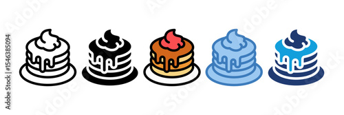 Pancakes Icon Element For Design