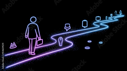 Customer experience is journey of satisfaction and discovery along path of growth