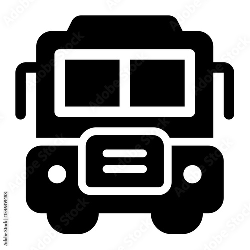 School Bus Outline Icon