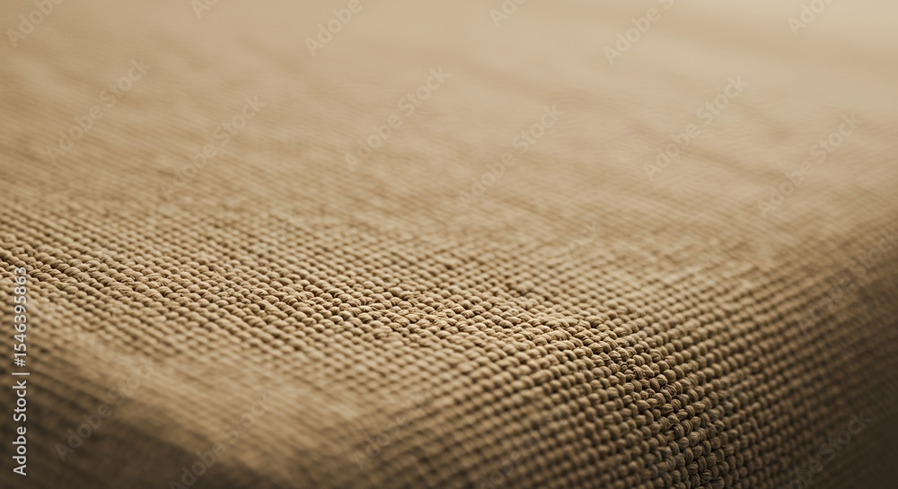 Close-up Texture of a Beige Woven Fabric with Subtle Depth of Field Close-up Texture of a Beige Woven Fabric with Subtle Depth of Field