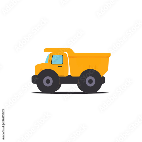 toy truck isolated on white