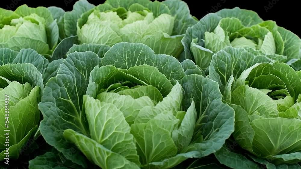 Close-up view of fresh cabbages Close-up view of fresh cabbages