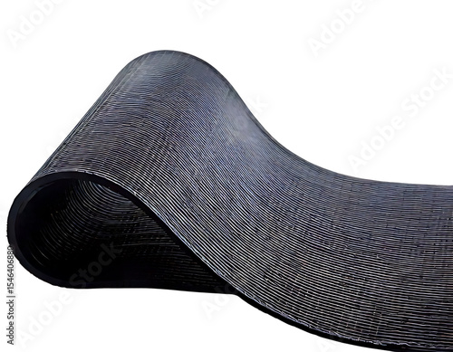 Abstract Black Wave Pattern with Intricate Line Design for Artistic and Modern Backgrounds