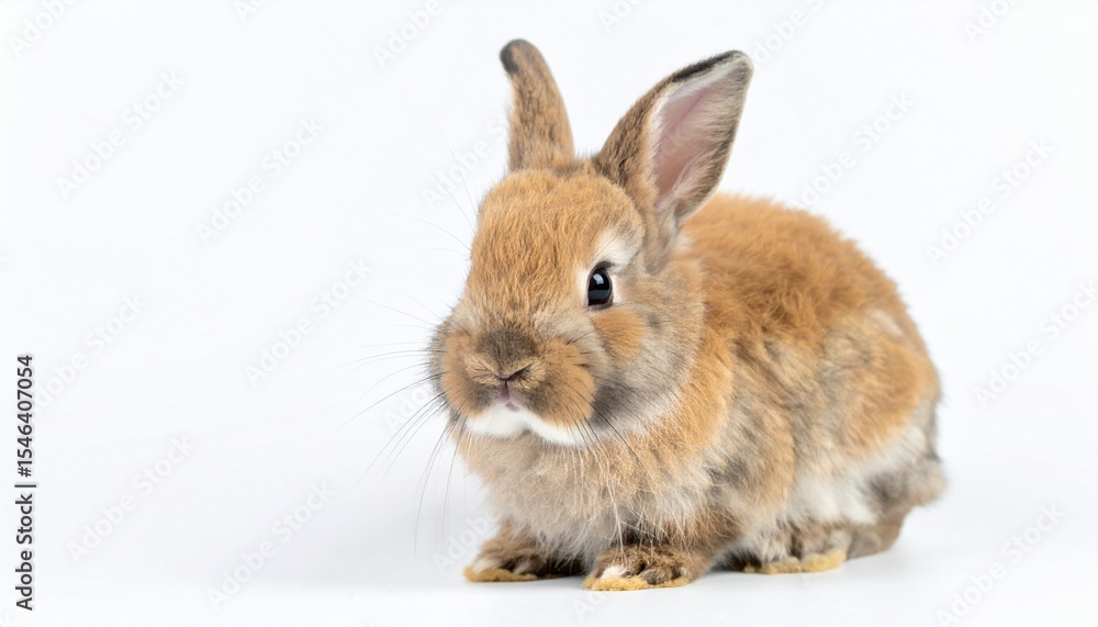 Obraz premium rabbit on white background