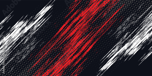 Abstract halftone wave dots background. Futuristic twisted grunge pattern, dots, circles. Vector modern optical pop art texture for posters, business cards and