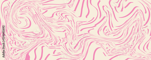 abstract seamless pattern. gouache painting. paint brush strokes, exotic wavy lines. 80s style