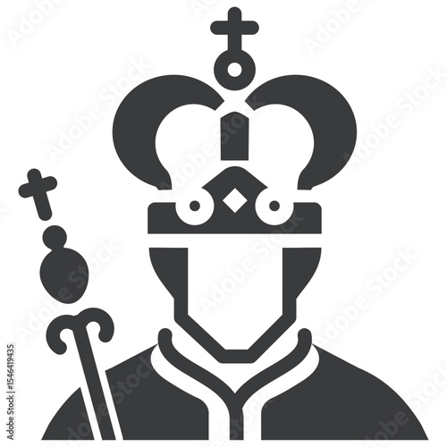 Obraz na plátně King Icon