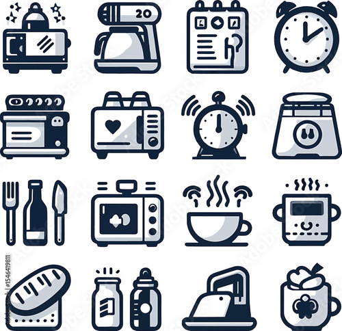 set of icons for web