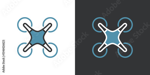 シンプルなドローンのアイコン
