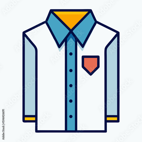 Men's Dress Shirt Silhouette