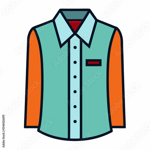Men's Dress Shirt Silhouette