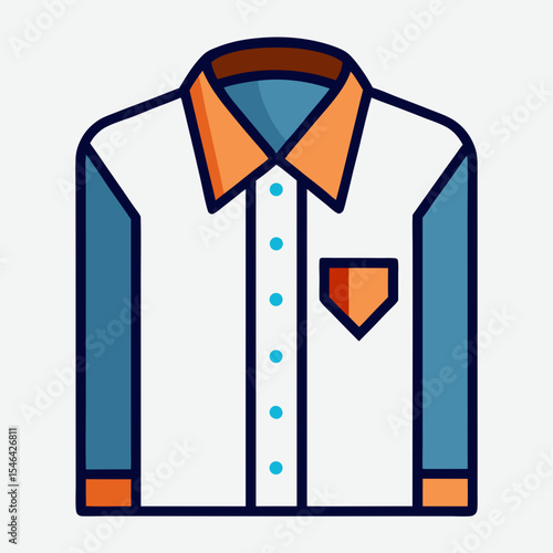 Men's Dress Shirt Silhouette