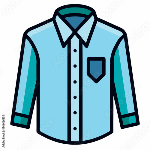 Men's Dress Shirt Silhouette