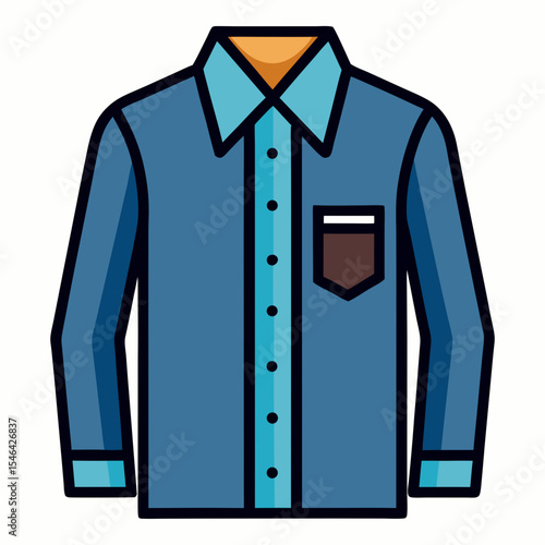 Men's Dress Shirt Silhouette