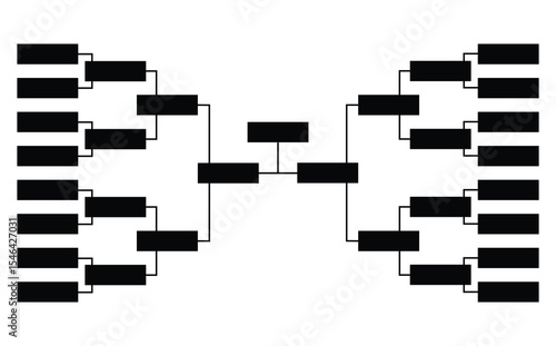 Tournament bracket templates, 16-team tournament bracket templates for organizing competitive matchups efficiently and clearly