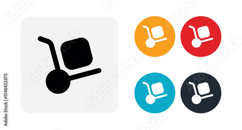 Luggage icon illustration isolated vector sign symbol