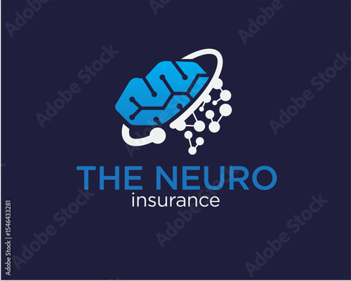 neuron care logo designs simple modern