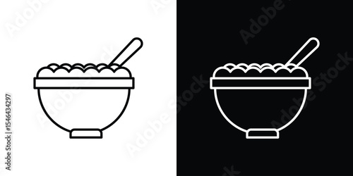 Ingredients mix icon in black. flat graphic vector icon